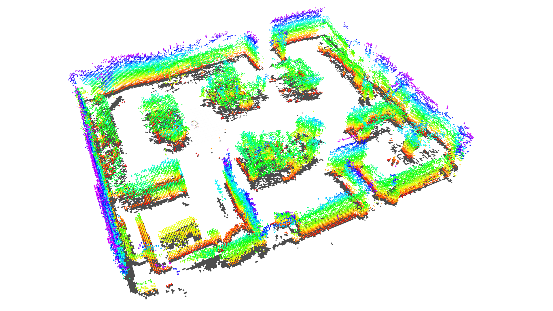 Pointcloud of Vision360 sensor ring